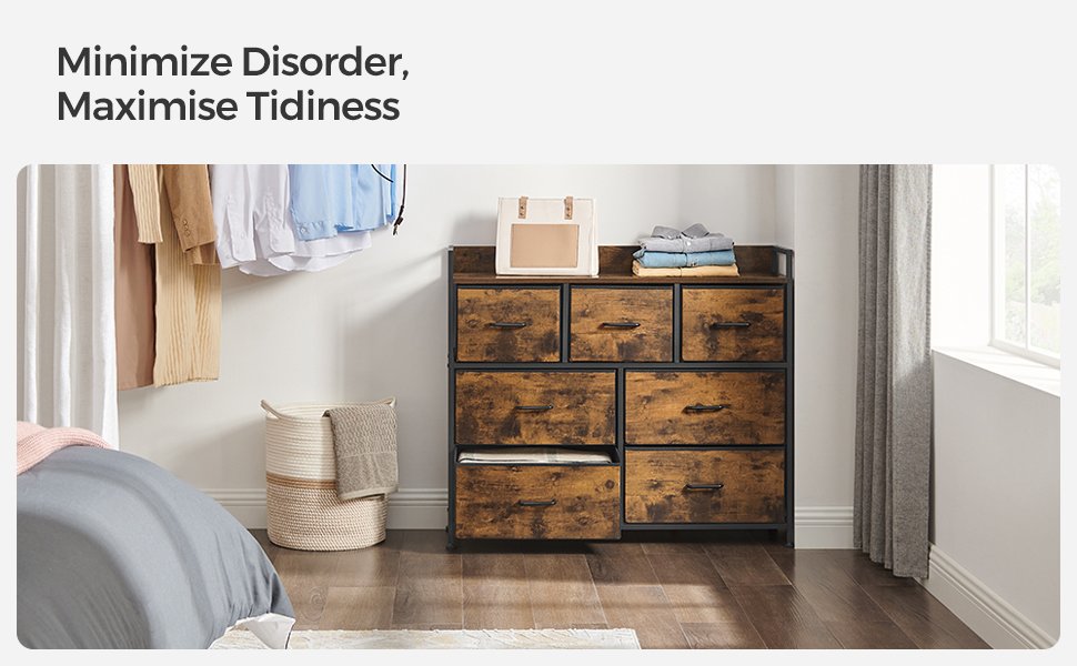 a dresser with a drawer in it.